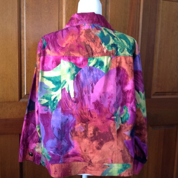 Company Collection Button Front Lightweight Jacket with 4 pockets, size 16 - Picture 2 of 4